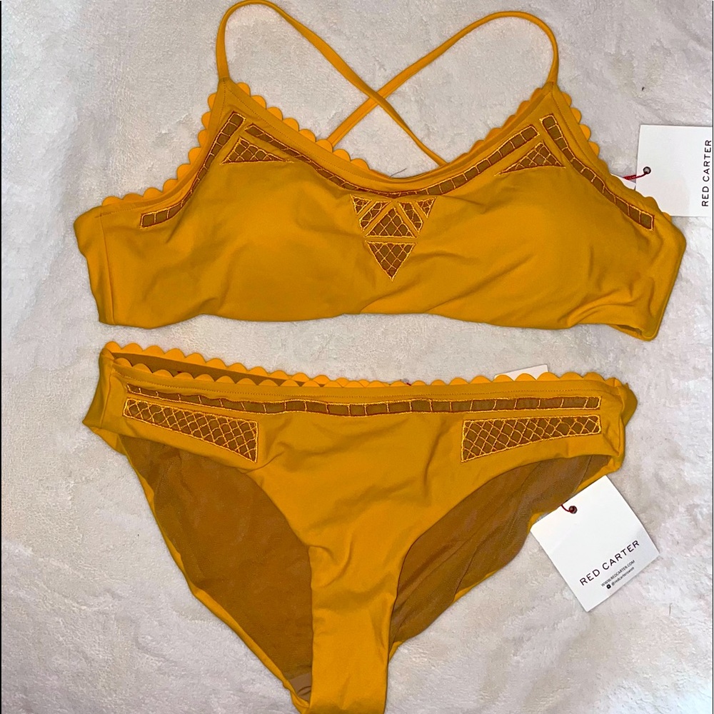 NWT Red Carter Swimsuit bikini- Large